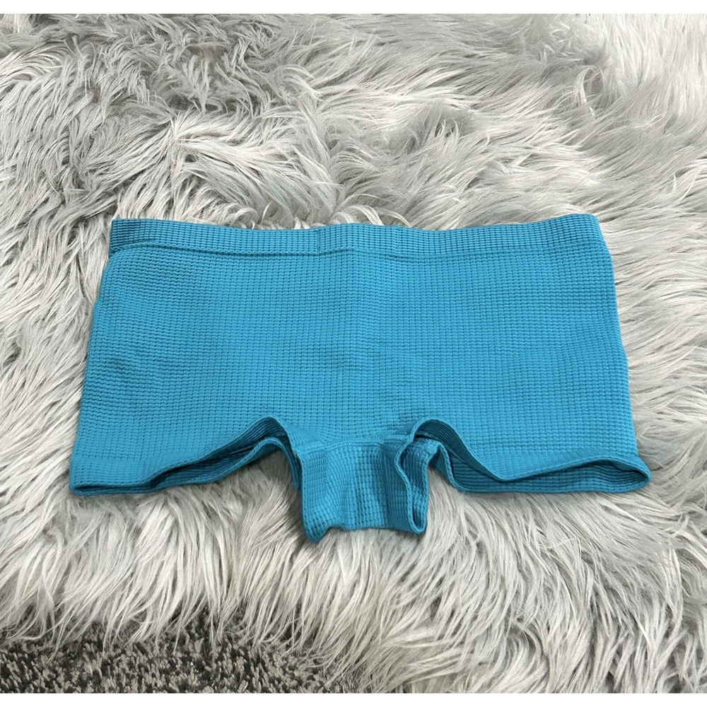 TREASURE & BOND Girls Turquoise Seamless Short Briefs Size xl / 16
